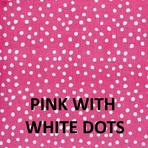 female dog diapers pink with white dots - BellyBands.net Pink with White Dots fabric for female dog belly bands.