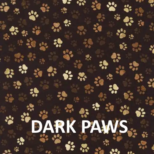 male dog belly bands dark paws - BellyBands.net Dark Paws fabric for dog belly bands.