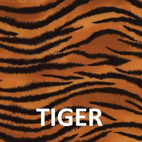 male dog belly bands tiger - BellyBands.net Tiger print fabric for male dog belly bands.