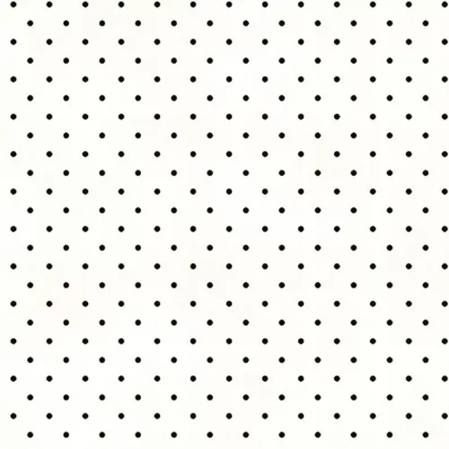 White with Black Dots